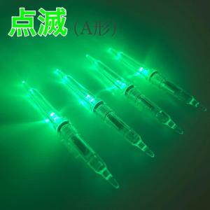 水中集魚ライト レインボー 虹 変色 点滅タイプ 8.3cm LED 1灯 2本