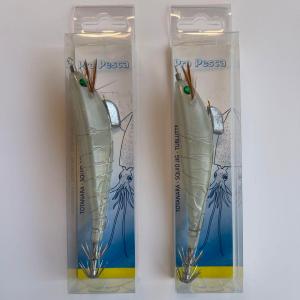 エギ ルアー エギング セット 3.5号 エサ巻き 夜光 イカ (ピンク