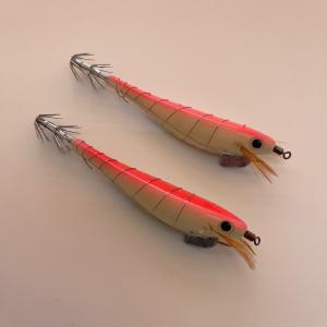 エサ巻きエギ 夜光ピンク テーラー 餌木 赤系 レッド スルメイカ