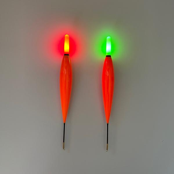 電気ウキ　5号　緑　赤　棒ウキ　ウキ釣り　LED  フロート　夜釣り　アオリイカ　アジ　