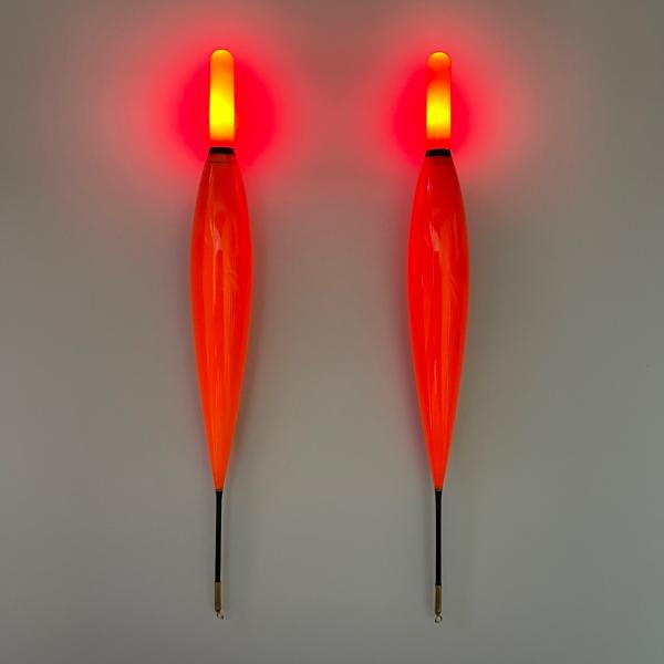 電気ウキ　8号　赤　棒ウキ　ウキ釣り　LED  フロート　夜釣り　アオリイカ　アジ　