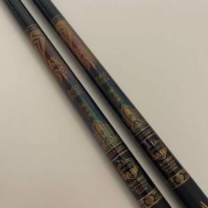 のべ竿 3.6m 2本セット コンパクト 振出...の詳細画像1