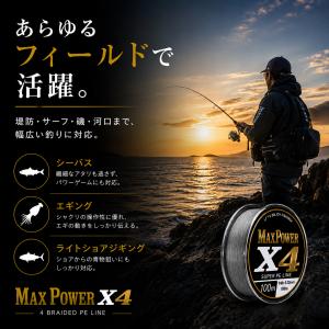 PEライン 4本編み 100m 0.6号〜8号...の詳細画像3