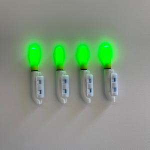 竿先ライト（赤色×8個）穂先ライト LED 磯釣り ヤエン 夜釣り ぶっ込み