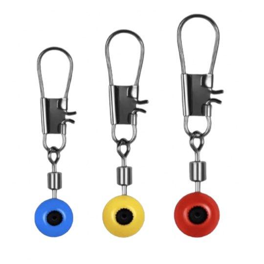 シモリペット SS　S　M　L　各サイズ　10個セット スイベル ウキ釣り 遊動スイベル　サルカン　...