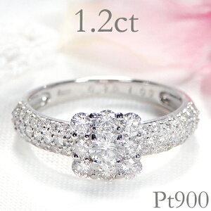 Pt900 1.20ct ダイヤモンド リング 人気 ダイヤ プラチナ 1.2カラット  