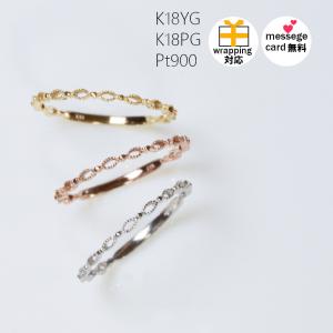 K10 リング 極細リング 華奢 細い 地金 重ね付け 指輪 ピンキーリング