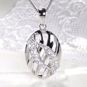 ダイヤモンドネックレス ネックレス ペンダント ダイヤモンド プラチナ pt900 ダイヤ オーバル...