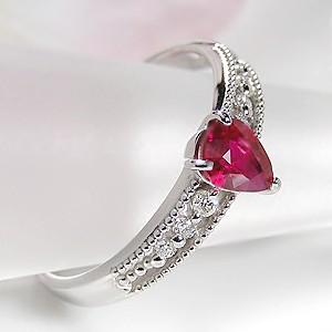 ジュエリー ルビー ダイヤモンド リング ブランドオフ JEWELRY Pt900  