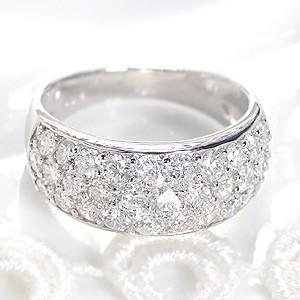 pt900 プラチナ ダイヤモンド ダイヤ 指輪 リング パヴェ 豪華 SI