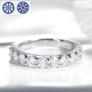 pt900 プラチナ ダイヤモンド ダイヤ ハート＆キューピット H＆C エタニティ ハーフエタ 1...