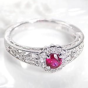 数量限定 大粒 天然 ルビー リング 指輪 一粒 プラチナ ジュエリー ルビー リング 指輪 ダイヤモンド ダイヤ 1カラット プラチナ pt900