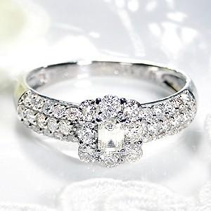 pt900 プラチナ ダイヤモンド ダイヤ 指輪 リング バケットカット 1.00ctUP 1カラッ...