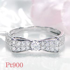 Pt900 1.0ctUP ダイヤモンド フラワー リング 指輪 プラチナ ダイヤ