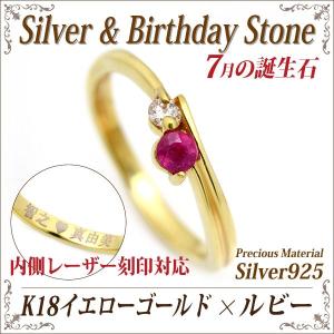 ルビー シルバー リング 925 レディース メンズ 指輪 7月 誕生石