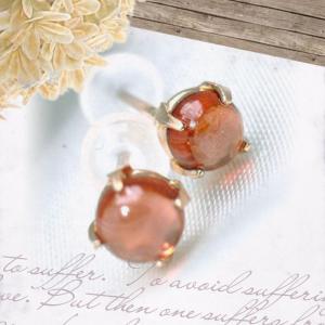 ロードライトガーネット ピアス プラチナ レディース メンズ ハート