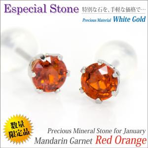 確認用ページ オレンジシラーラブラドライト マラヤガーネット ピアス 14kgf ガーネット ピアス プラチナ レディース メンズ Pt900 両耳用