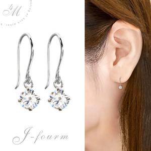 プラチナ サファイア ピアス フック レディース メンズ 9月 誕生石 両