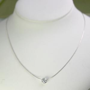 ダイヤモンド ネックレス プラチナ 一粒 1....の詳細画像1