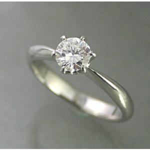 婚約指輪 安い ダイヤモンド 0.7カラット プラチナ 鑑定書付 0.738ct D VS1 EXカット CGL｜j-jewelry