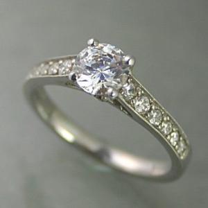 婚約指輪 安い エンゲージリング ダイヤモンド プラチナ 0.7カラット 鑑定書付 0.704ct Fカラー SI2クラス 3EXカット CGL 通販｜j-jewelry