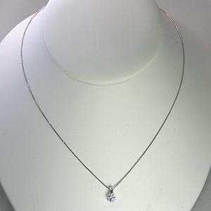 ダイヤモンド ネックレス プラチナ 一粒 2....の詳細画像1