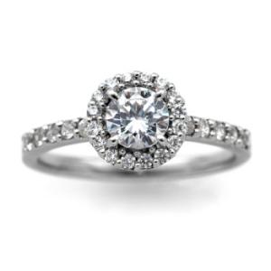 婚約指輪 ダイヤモンド リング 0.244ct Dカラー VS2クラス 3EXカット 