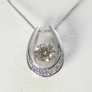 ダンシングストーン ダイヤモンド ネックレス 一粒 1.0ct 鑑定書付 1.118ct Dカラー FLクラス 3EXカット H&C CGL