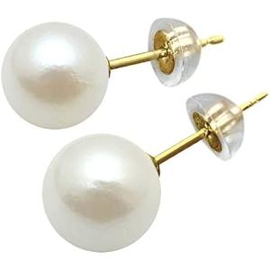 プラチナ パール ピアス 8mm アコヤ 真珠 Pt900 冠婚葬祭 ホワイト 
