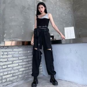 カーゴパンツ レディース ロング丈 2WAY ...の詳細画像1