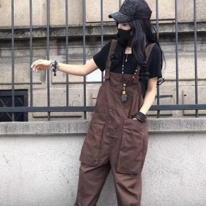 オーバーオール レディース サロペット パンツ...の詳細画像4