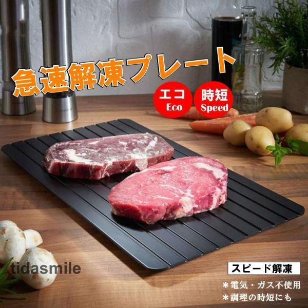 急速解凍 プレート 解凍 放熱 刺身 肉 冷凍食品 エコ 時短