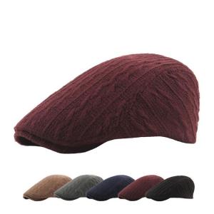 ニット帽子 レディース メンズ ハンチング帽 ハンチング 帽子 サイズ調整可 秋冬 防寒｜j-k-store