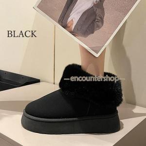 ムートンブーツ レディース 厚底 ショートブー...の詳細画像5