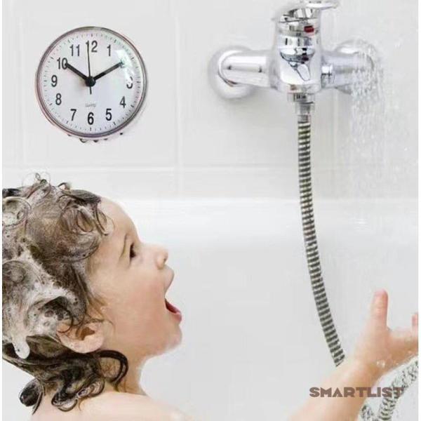 お風呂時計 時間表示 防水クロック シャワー時計 浴室 装飾 インテリア 防水 ギフト 時間表示