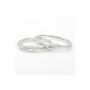 結婚指輪 ホワイトゴールド ペアリング 安い マリッジリング K10WG  