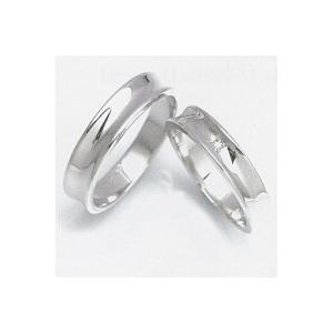 結婚指輪 ホワイトゴールド ペアリング 安い マリッジリング K10WG  