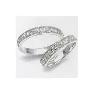 結婚指輪 ホワイトゴールド ペアリング 安い マリッジリング K10WG  