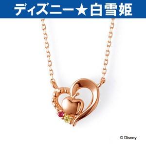 ネックレス ディズニー プリンセス 白雪姫 THE KISS ピンクゴールド K10PG レディース...