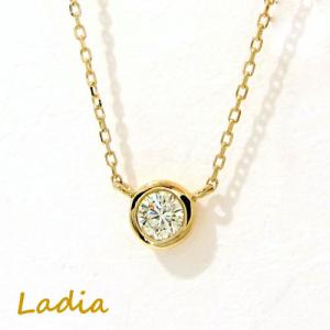 K18 YG WG PG 0.5ct 一粒 ダイヤモンド ネックレス 送料無料 ゴールド