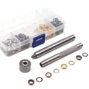 YFFSFDC ハトメ金具 アイレットツールキット 4色 120組