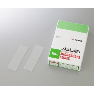アズラボ スライドガラス（ソーダ） 100枚入 10127101P　縁研磨・フロストなし