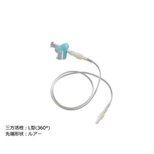 TOP 延長チューブ(三方活栓付き) L型360° ルアータイプ 2.3mL　（20本入）　LX2-50｜j-o-a-t