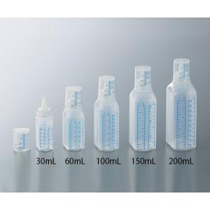 SKカップ付ボトル（青目盛付き・電子線滅菌済）　100mL