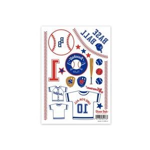 4個まで追跡メール便対応可能　〜自宅で簡単に焼き付けできる転写紙〜　Oven Ink（オーブンインク）　野球 - Baseball　A6サイズ　1枚｜j-o-a-t