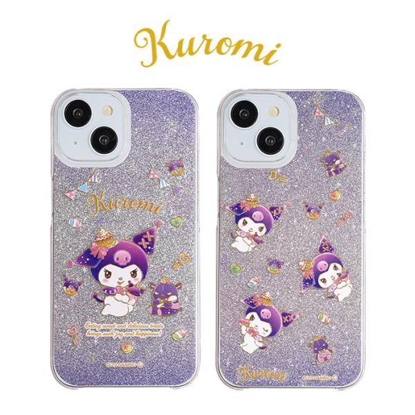 サンリオキャラクターズ　クロミ　スマホケース　キラキラおやつタイムシリーズ