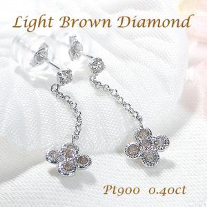 一粒 ダイヤ ピアス用 チャーム 0.3ct プラチナ900 pt900 ソリティア