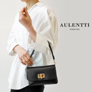 オウレンティ ショルダーバッグ レディース AULENTTI LB-85793-DO ミニバッグ トートバッグ 2Way ハンドバッグ レザー