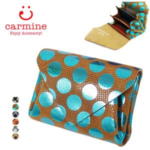 新品未使用】carmine(カーマイン) ビビッドレザー ミニウォレット
