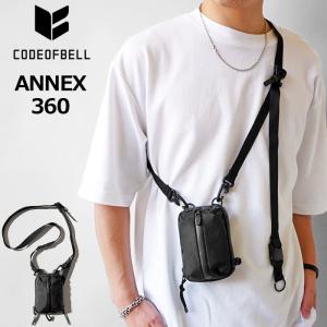 (正規販売店) CODE OF BELL コードオブベル ANNEX 360 ミニ ショルダーポーチ ポシェット ベルトポーチ  防水 COFB-360-BLK｜j-piaplus